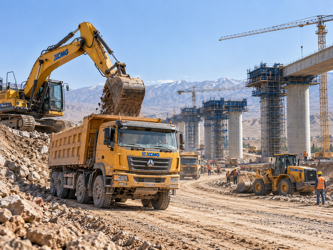 Accelerating Central Asian and African Infrastructure: How XCMG Heavy Machinery Powers Mega-Projects Without the Delay