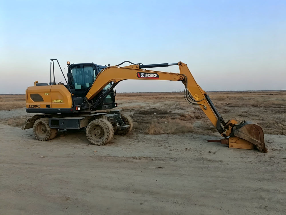 Used 2025 XCMG XE80WG 6.9 t Wheeled Excavator – Unit 00082
