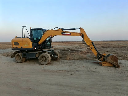 Used 2025 XCMG XE80WG 6.9 t Wheeled Excavator – Unit 00082