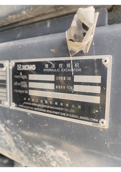Used XCMG XE490DK 48 t Crawler Excavator – Unit 03168
