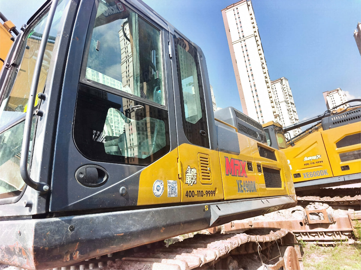 Used 2021 XCMG XE490DK 48 t Crawler Excavator – Unit 03390