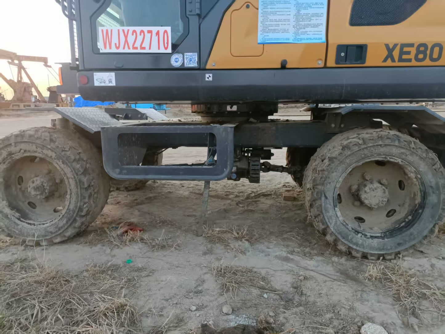 Used 2025 XCMG XE80WG 6.9 t Wheeled Excavator – Unit 00082