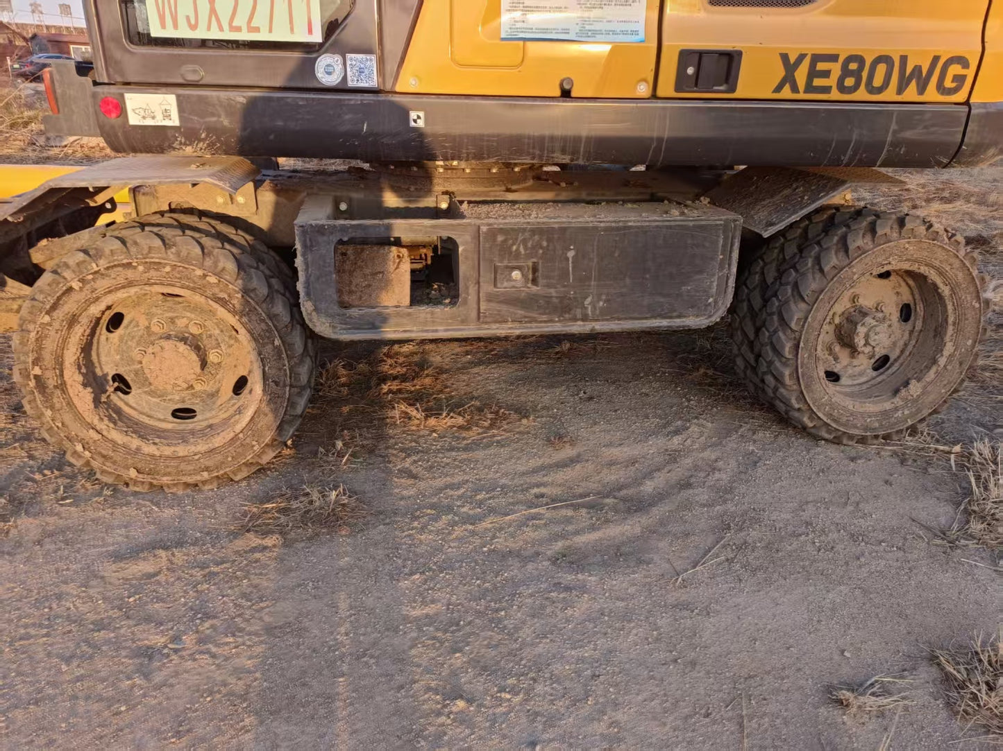 Used 2025 XCMG XE80WG 6.9 t Wheeled Excavator – Unit 00082