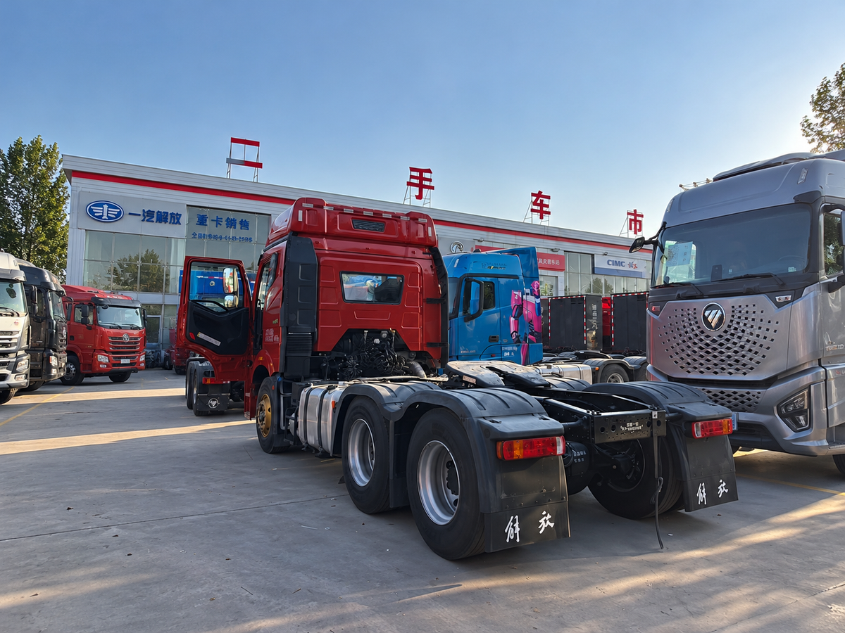 Used 2022 FAW Jiefang J6P 460 hp 6X4 Tractor Truck