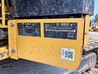 Used 2023 A40 CAT 333 32.9 t 6100h Crawler Excavator – Unit CAT333