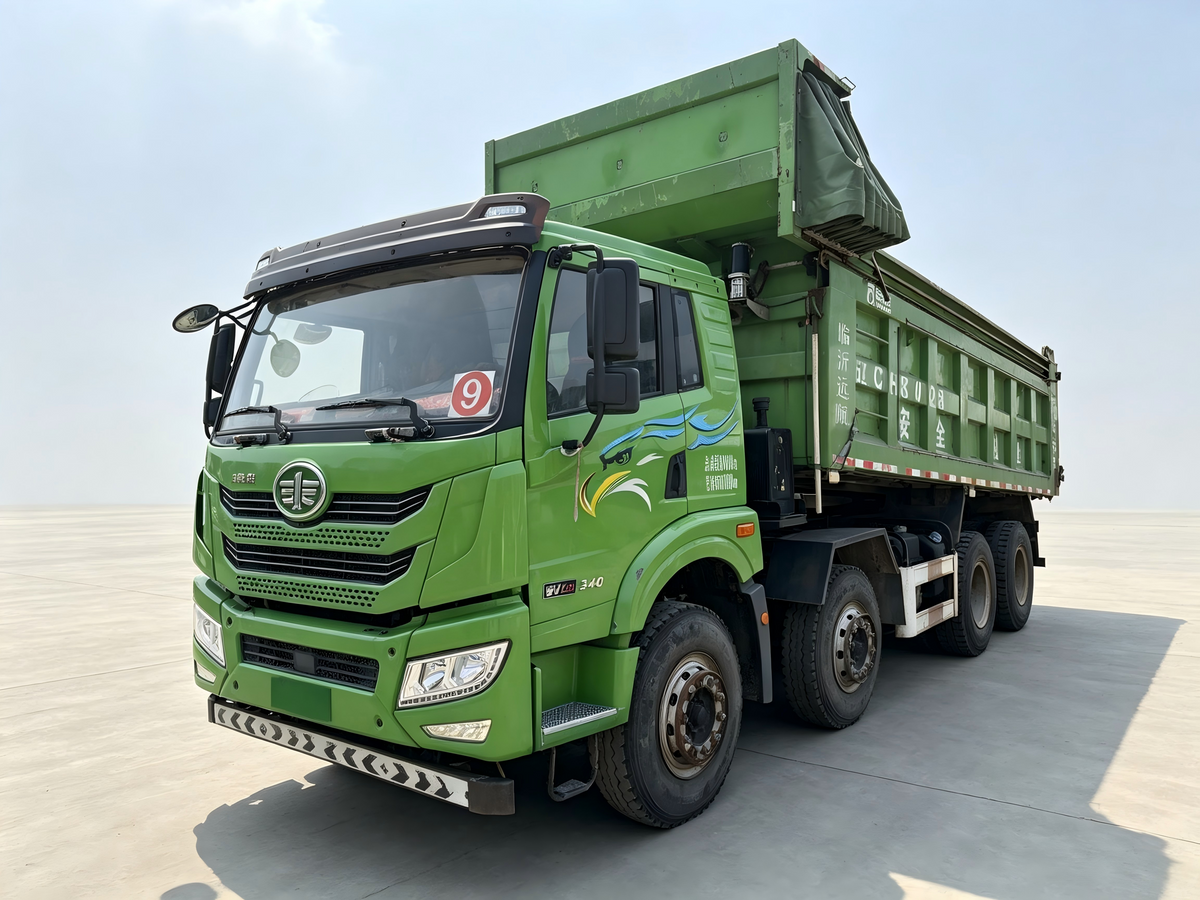 Used FAW Jiefang HanV 2.0 340 hp 8X4 5.8 m Dump Truck-8028