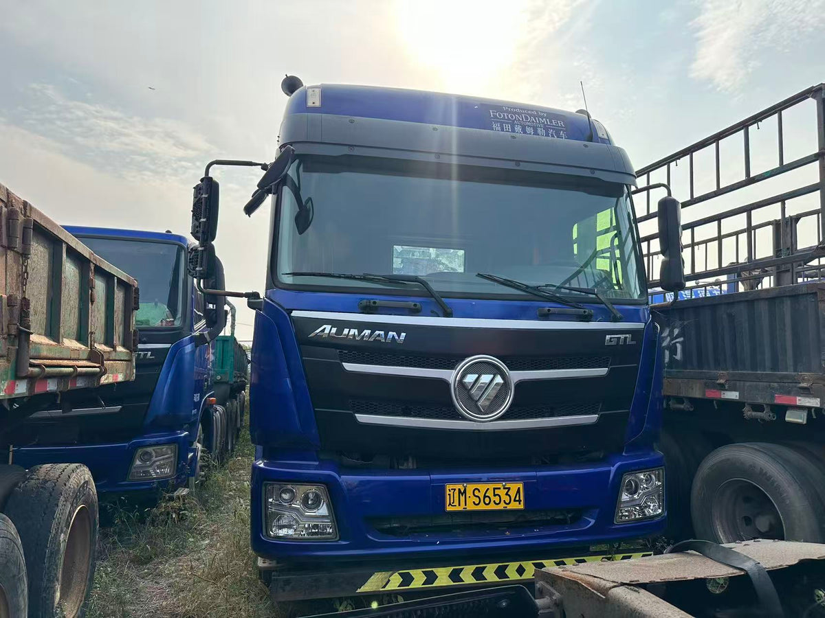 Used April 2019 FOTON AUMAN GTL Heavy Duty Version Manual Transmission 289,948km 460 hp 6X4 Tractor Truck