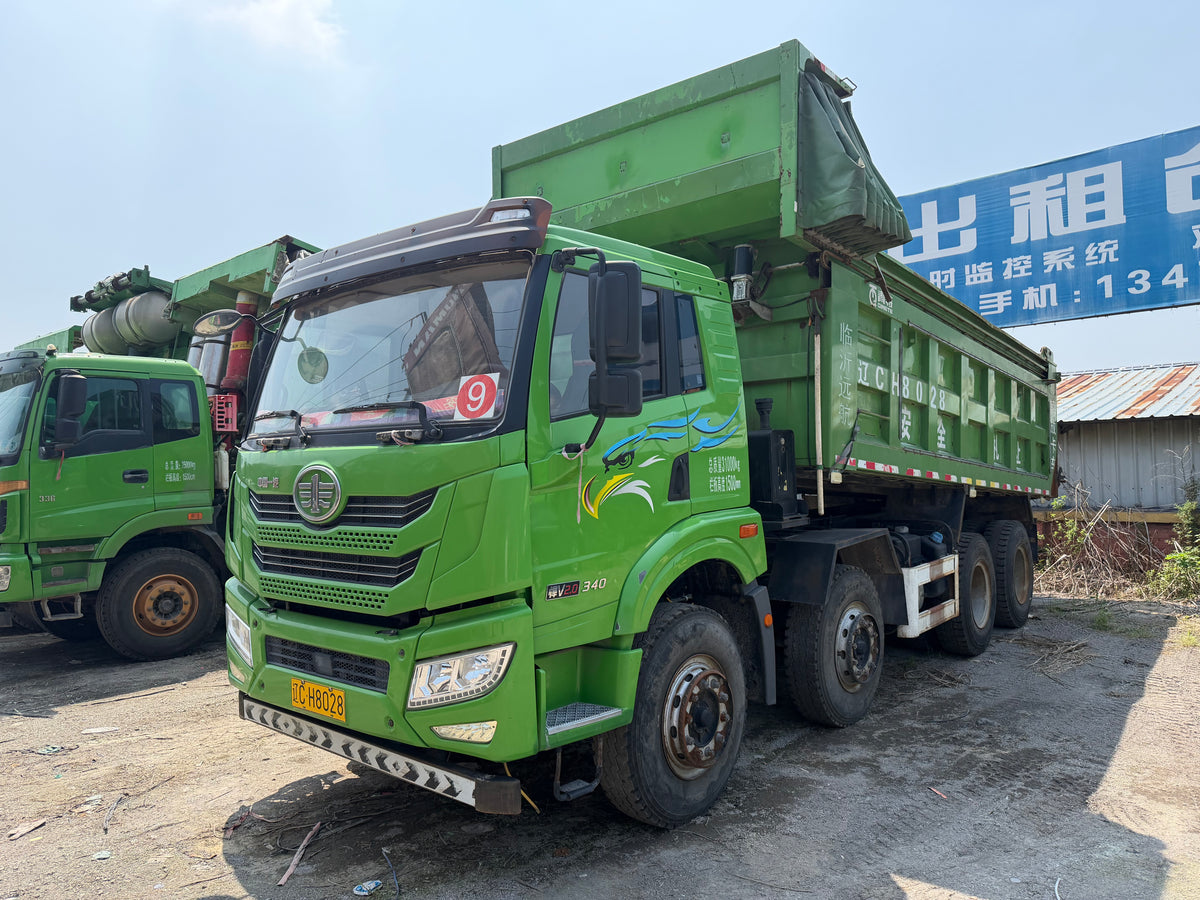 Used FAW Jiefang HanV 2.0 340 hp 8X4 5.8 m Dump Truck-8028