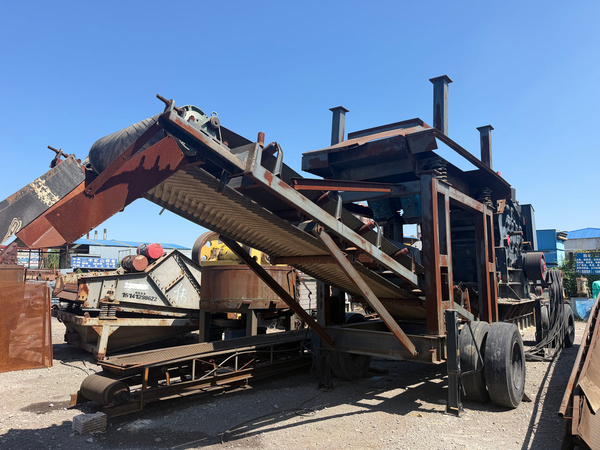 Used PF1315 Tire-type Mobile Impact Crushing Station