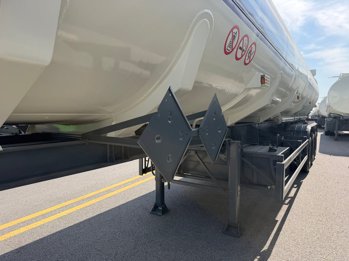 New FOTON TANK45000 60000 kg 12.5 m Aluminum Fuel Tank Semi-Trailer