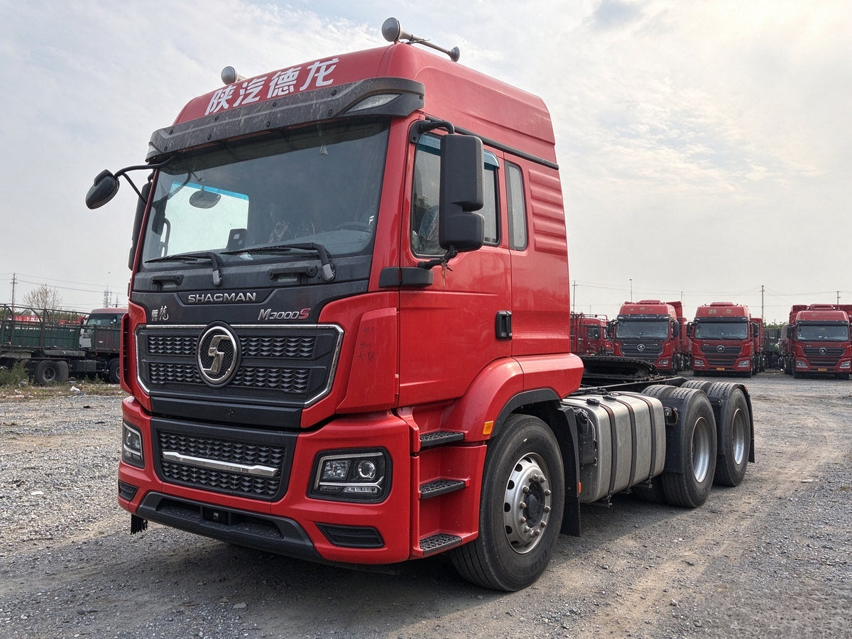 Used Jan 2023 SHACMAN Delong M3000S Manual Transmission 430 hp 366625km 6X4 Tractor Truck