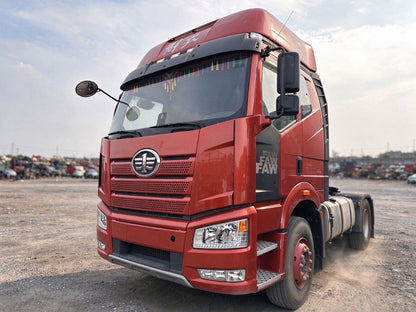 Used April 2023 FAW Jiefang J6P Heavy Duty Version Manual Transmission 90,008km 460 hp 6X4 Tractor Truck