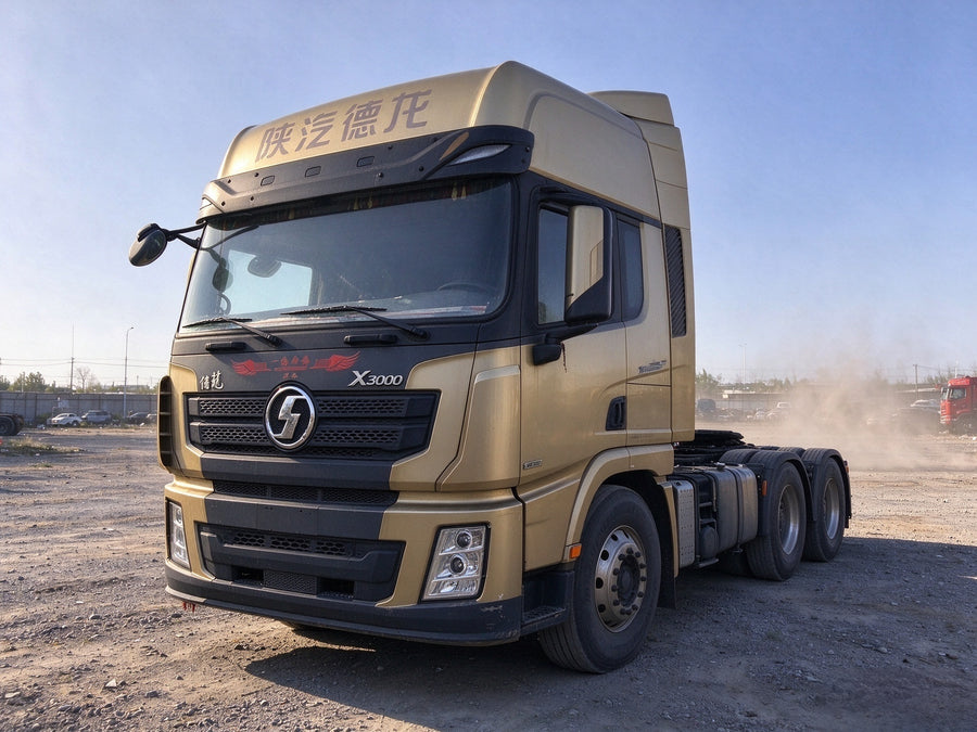 Used August 2018 SHACMAN Delong X3000 Heavy Duty Version Manual Transmission with Hydraulic Retarder 1,058,069km 550 hp 6X4 Tractor Truck