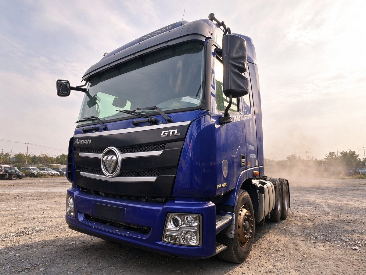 Used April 2019 FOTON AUMAN GTL Heavy Duty Version Manual Transmission 289,948km 460 hp 6X4 Tractor Truck