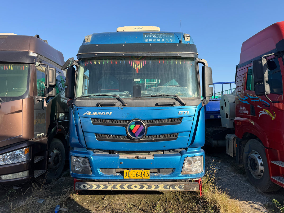Used February 2022 FOTON AUMAN GTL Heavy Duty Version Manual Transmission 490 hp 6X4 Tractor Truck