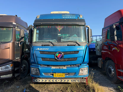 Used February 2022 FOTON AUMAN GTL Heavy Duty Version Manual Transmission 490 hp 6X4 Tractor Truck
