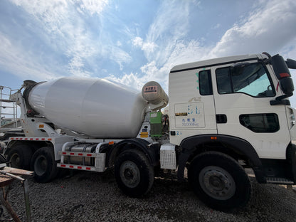 Used Sinotruk Howo TX 340-350 hp 8X4 10-12m³ Concrete Mixer Truck