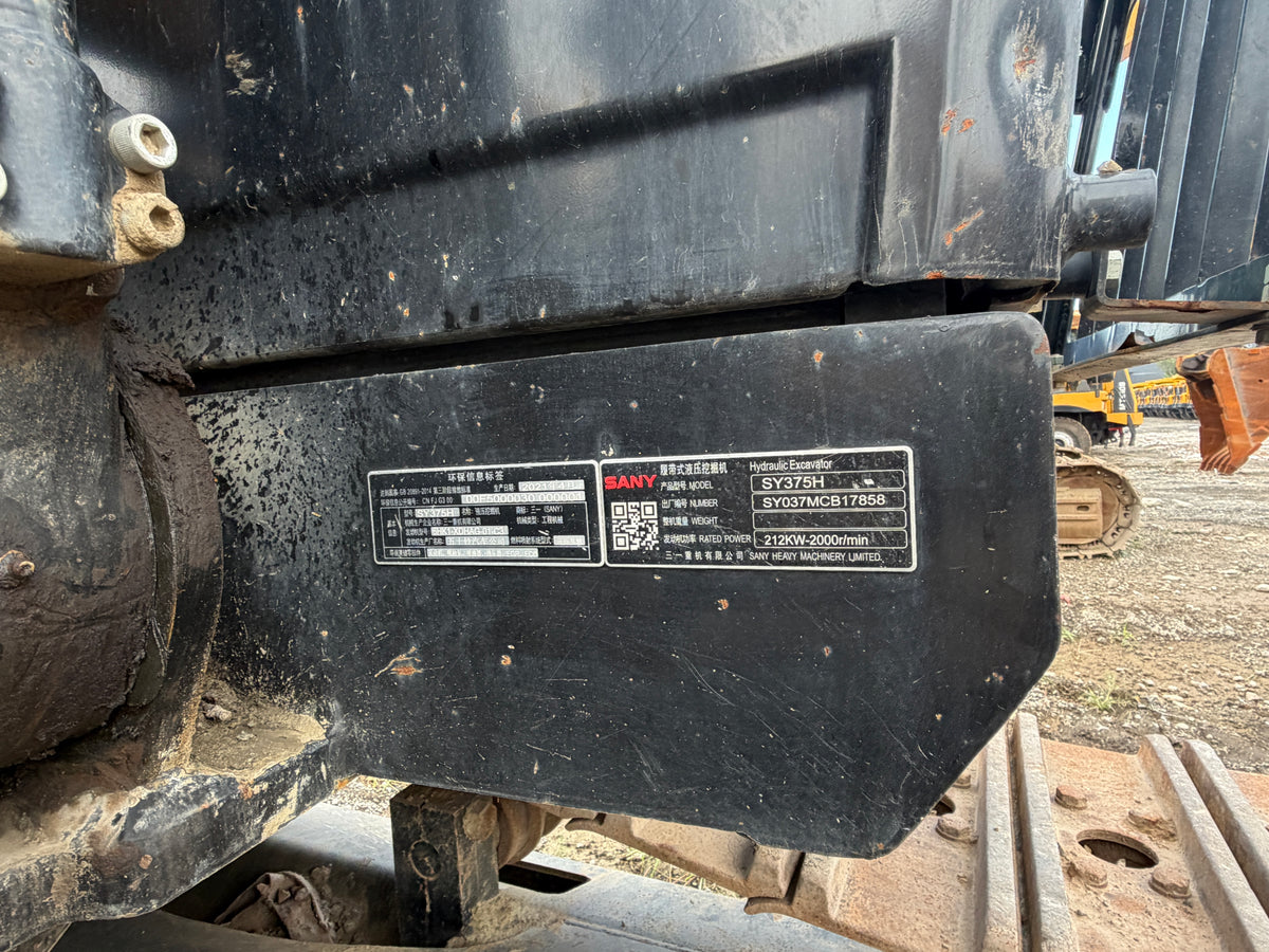 Used SANY SY375H 37.5 t Crawler Excavator - Unit 375H