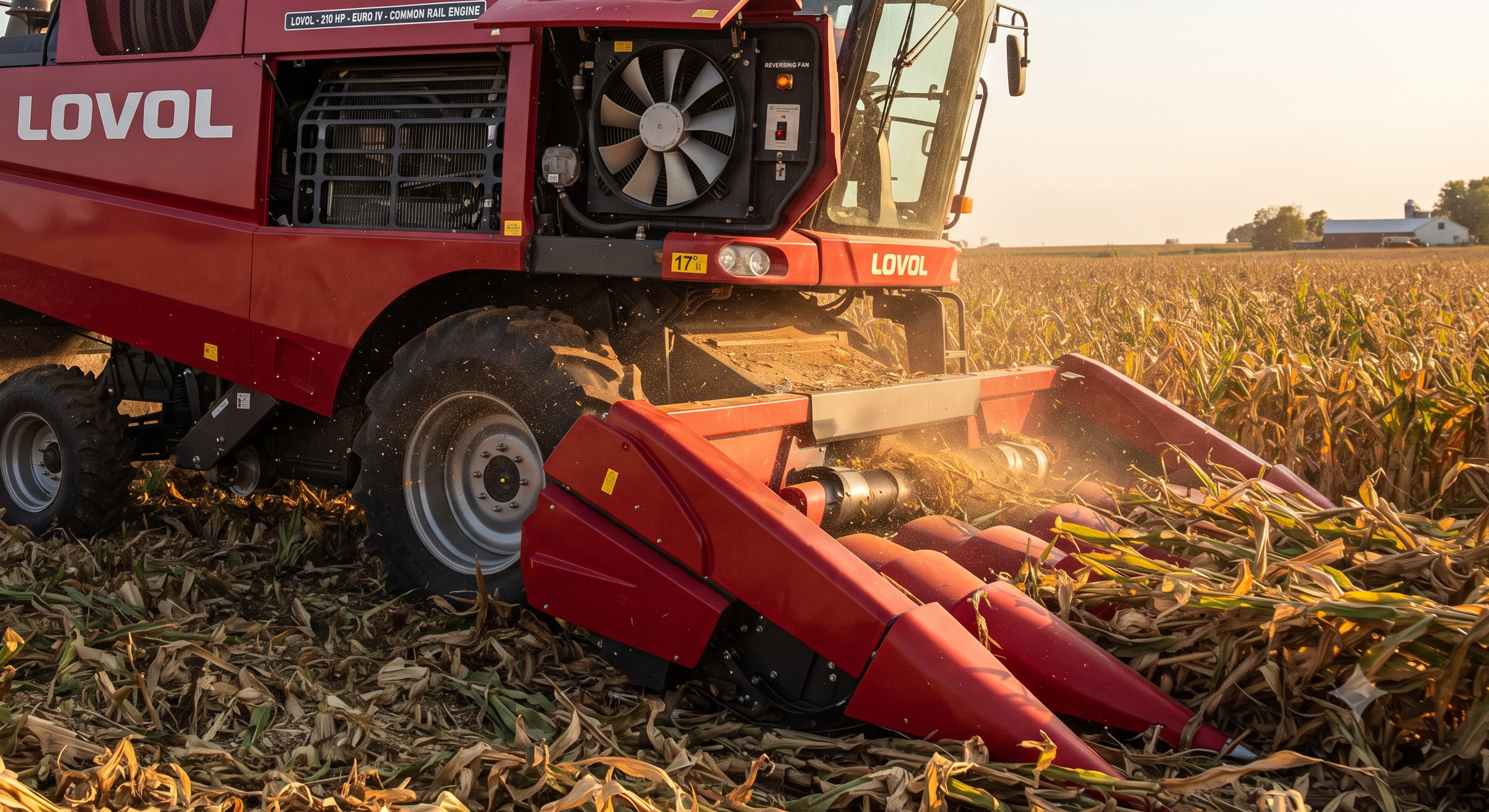 Excellent Lodged-Crop Harvesting