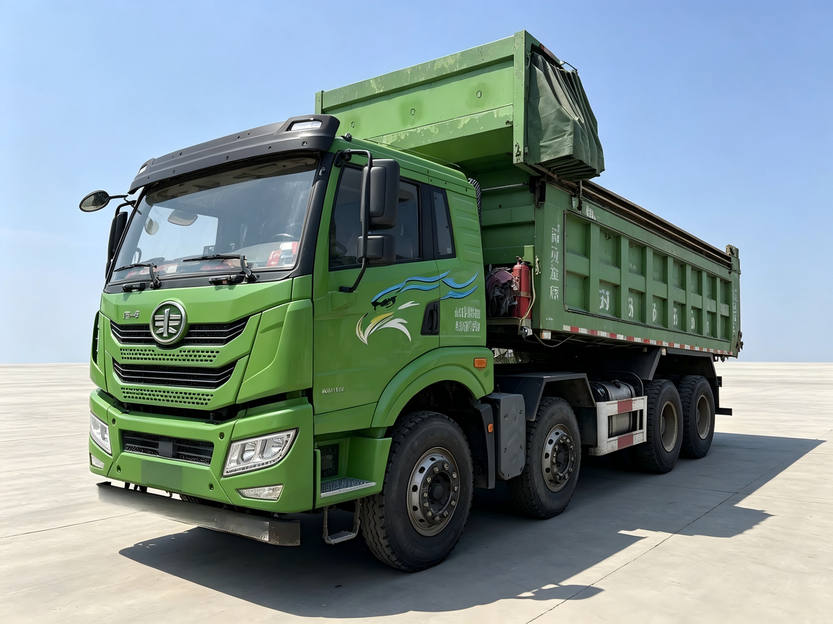 Used FAW Jiefang HanV 2.0 340 hp 8X4 5.8 m Dump Truck-8028