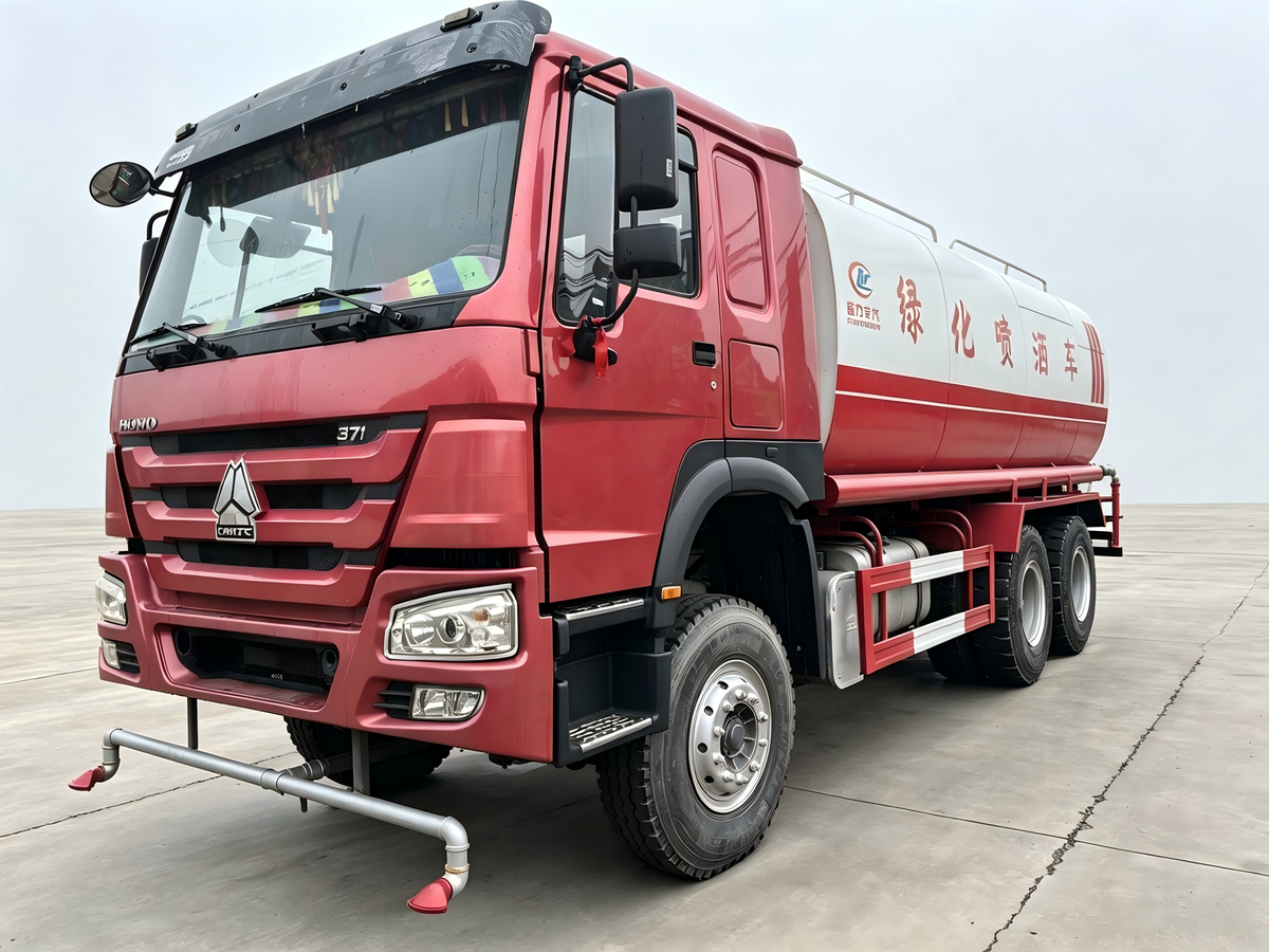 Used Sinotruk HOWO 371 hp 6X4 20,000L Water Sprinkler Truck-001