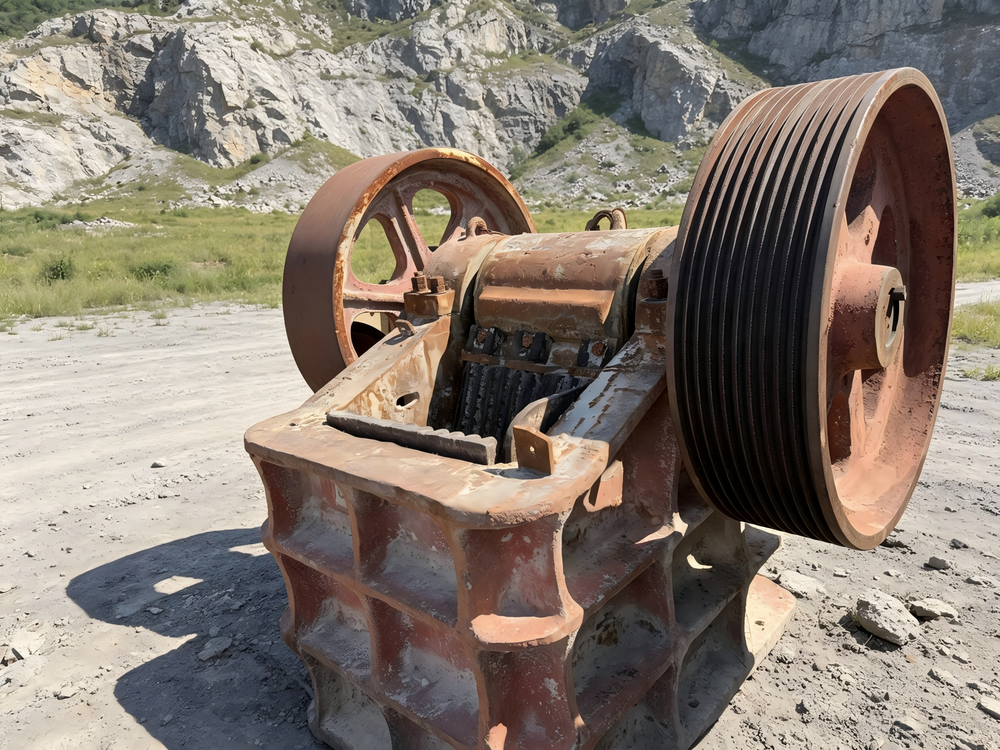 Used Yuefeng PE‑600×900 7t Jaw Crusher