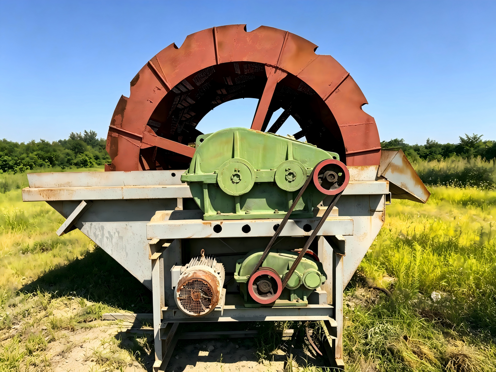 Used Yuefeng 2610 6-7t Wheel Bucket Sand Washer