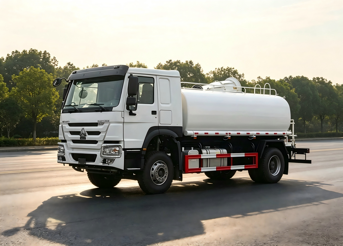 Used Sinotruk HOWO 220~280 hp 4X2 Water Sprinkler Truck